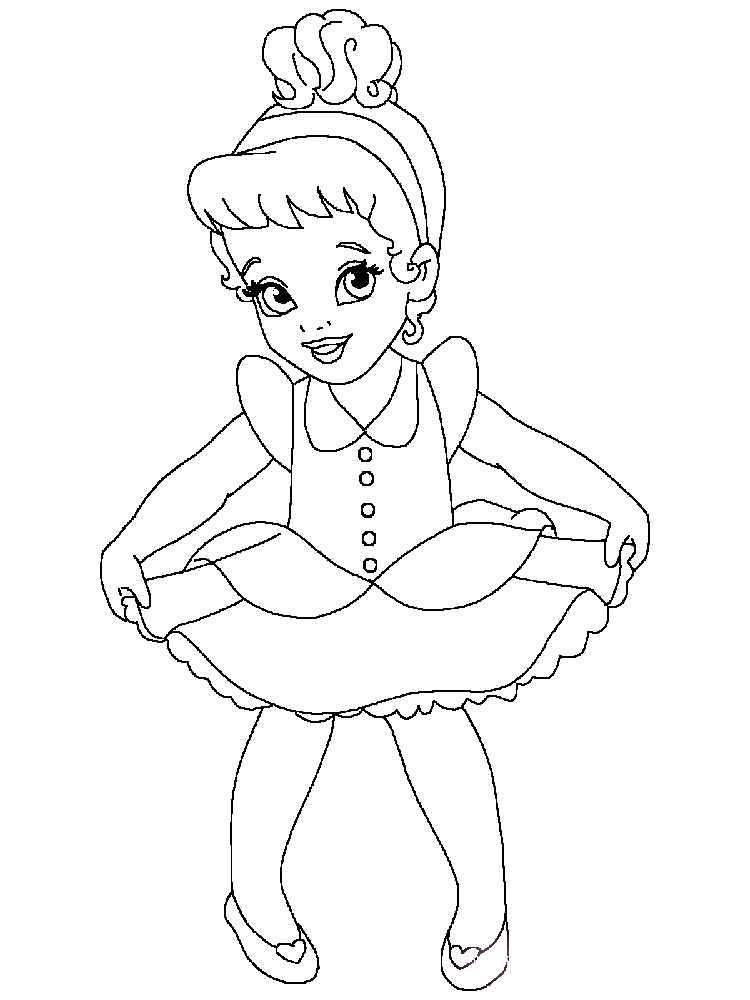 Cool Little Princess 21 Coloring Page
