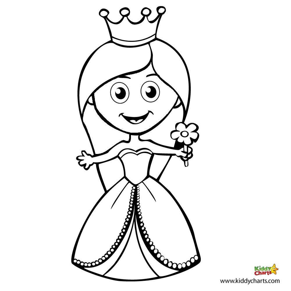Cool Little Princess 24 Coloring Page