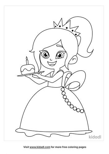 Little Princess 25 Cool Coloring Page