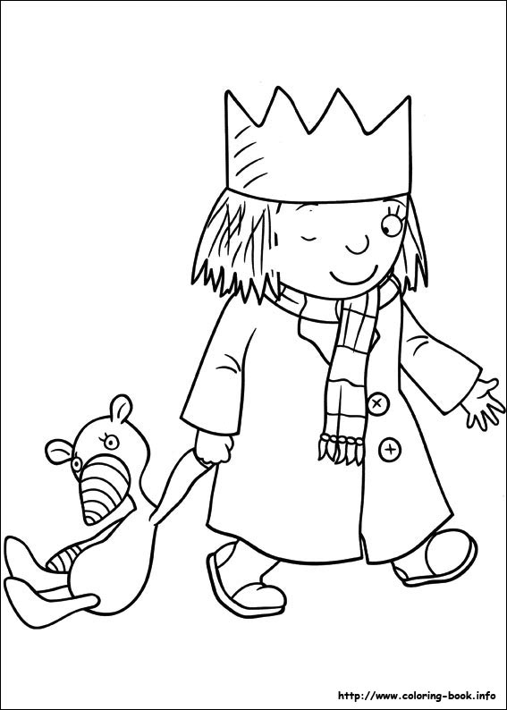 Little Princess 3 For Kids Coloring Page