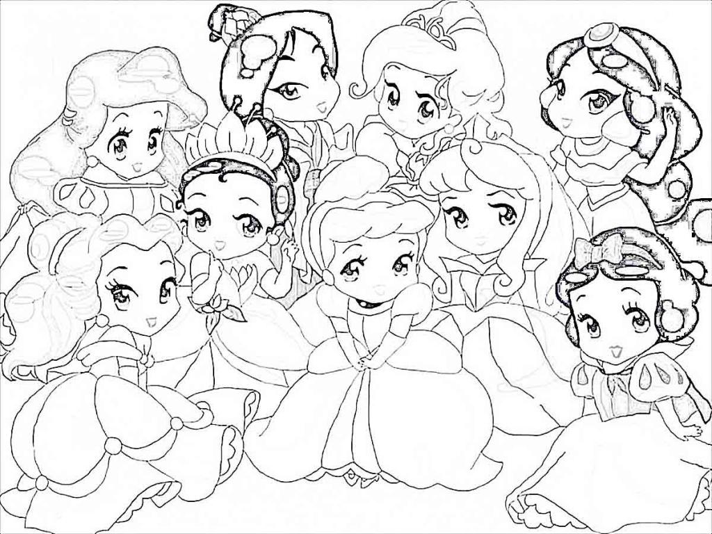 Little Princess 4 Cool Coloring Page