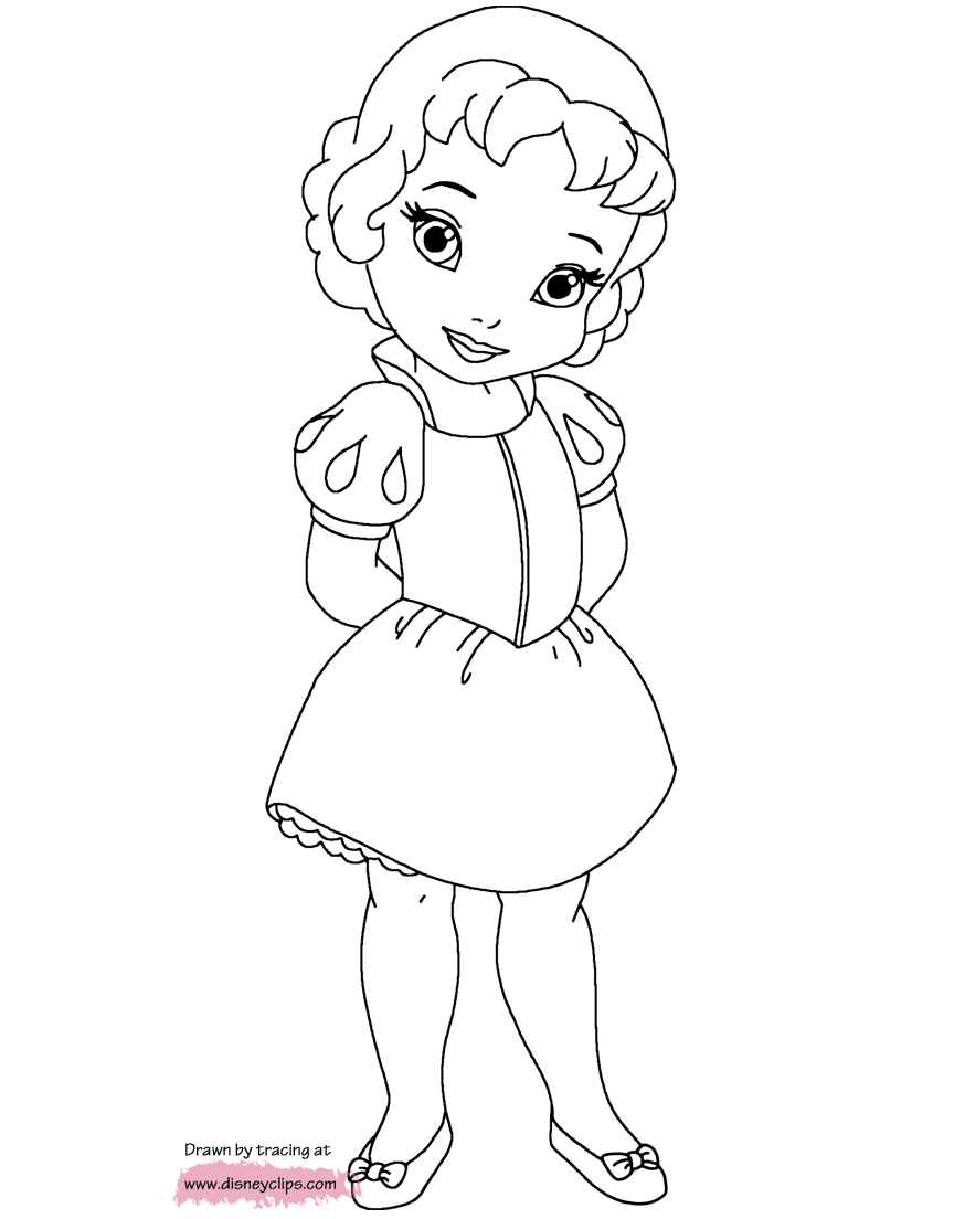 Little Princess 8 Cool Coloring Page