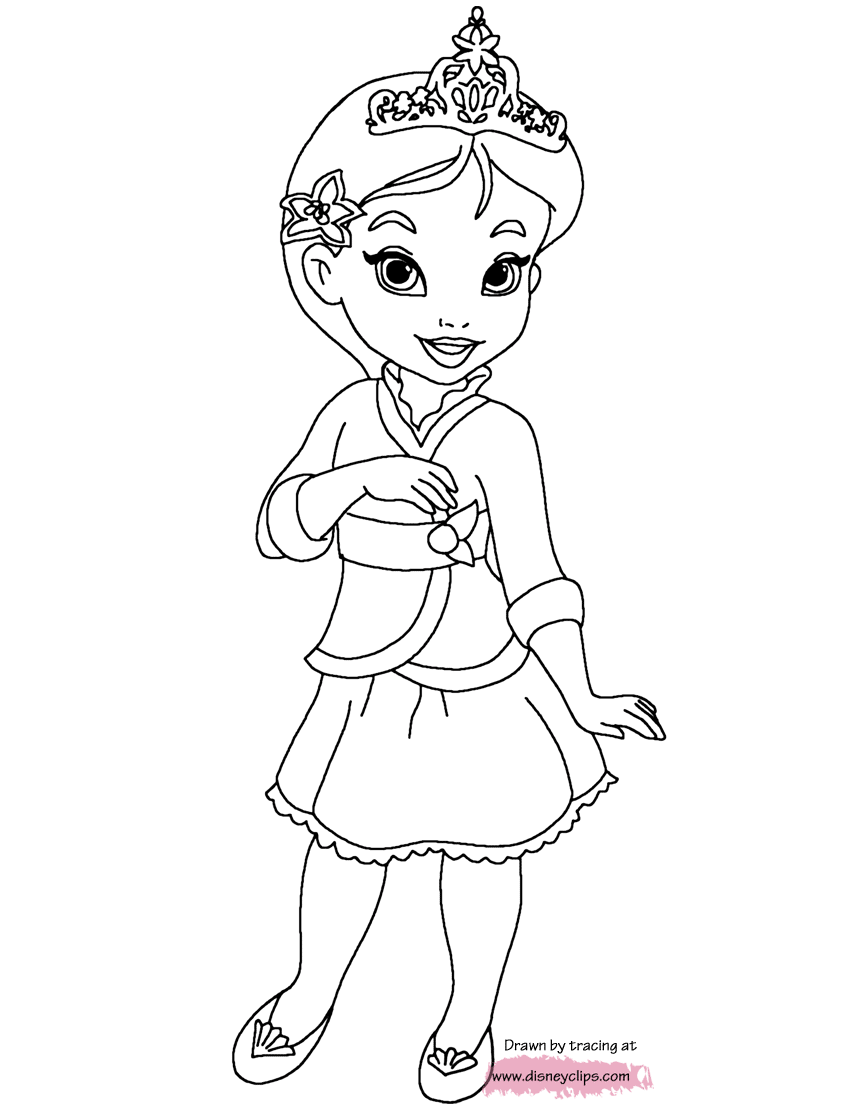 Cool Little Princess 9 Coloring Page
