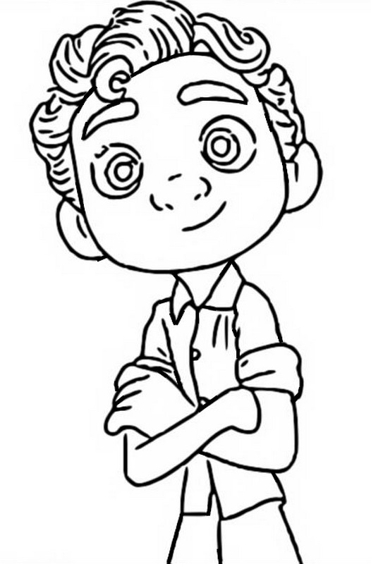 Luca 13 For Kids Coloring Page