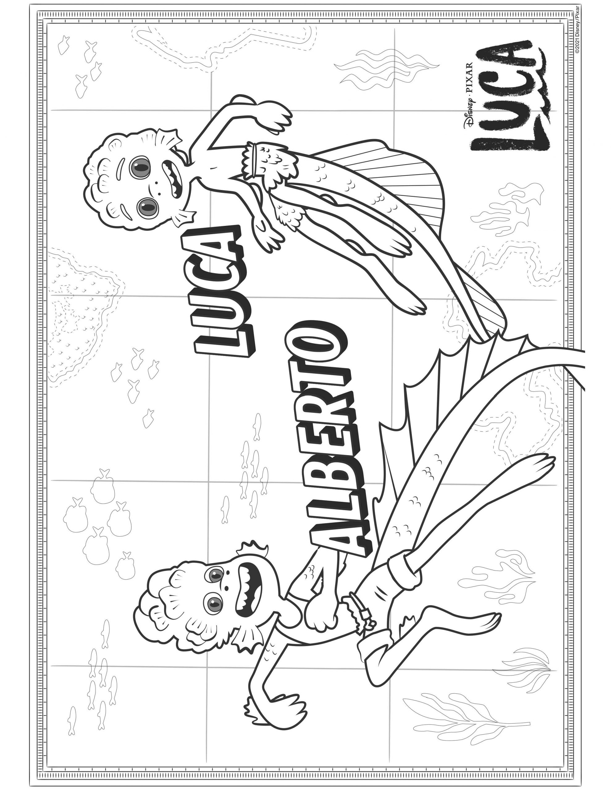Luca 14 Cool Coloring Page