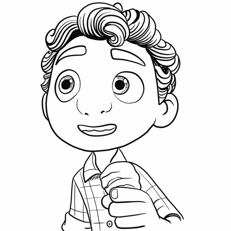 Luca 16 Cool Coloring Page