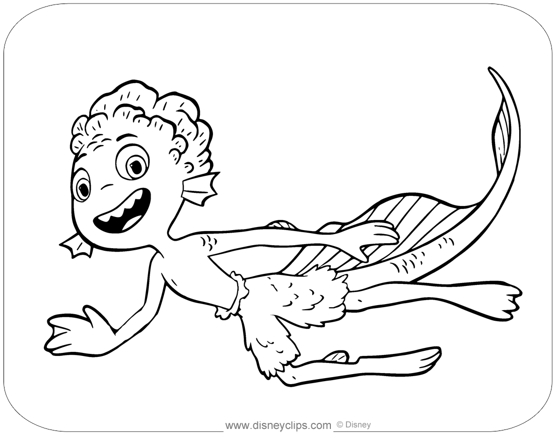 Luca 2 Cool Coloring Page