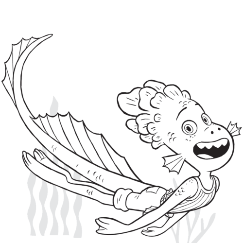 Luca 4 Cool Coloring Page