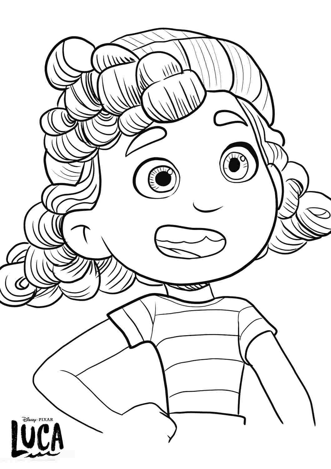 Luca 5 For Kids Coloring Page
