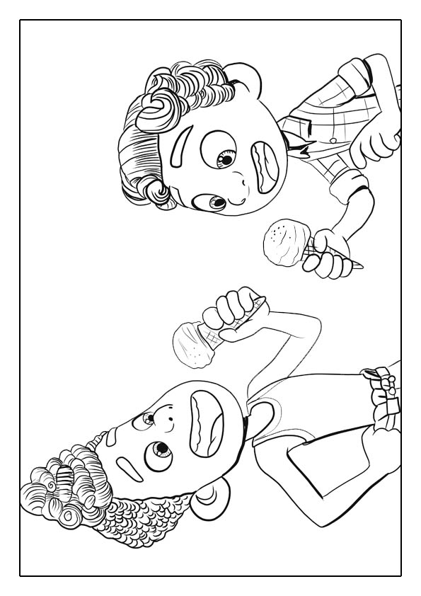 Luca 8 Cool Coloring Page