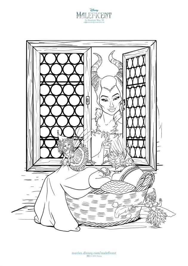 Maleficent 16 Cool Coloring Page