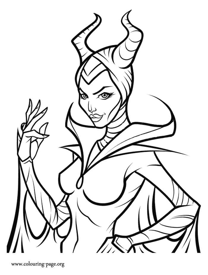 Maleficent 2 Cool Coloring Page