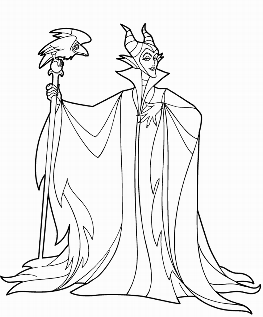 Maleficent 20 Cool Coloring Page