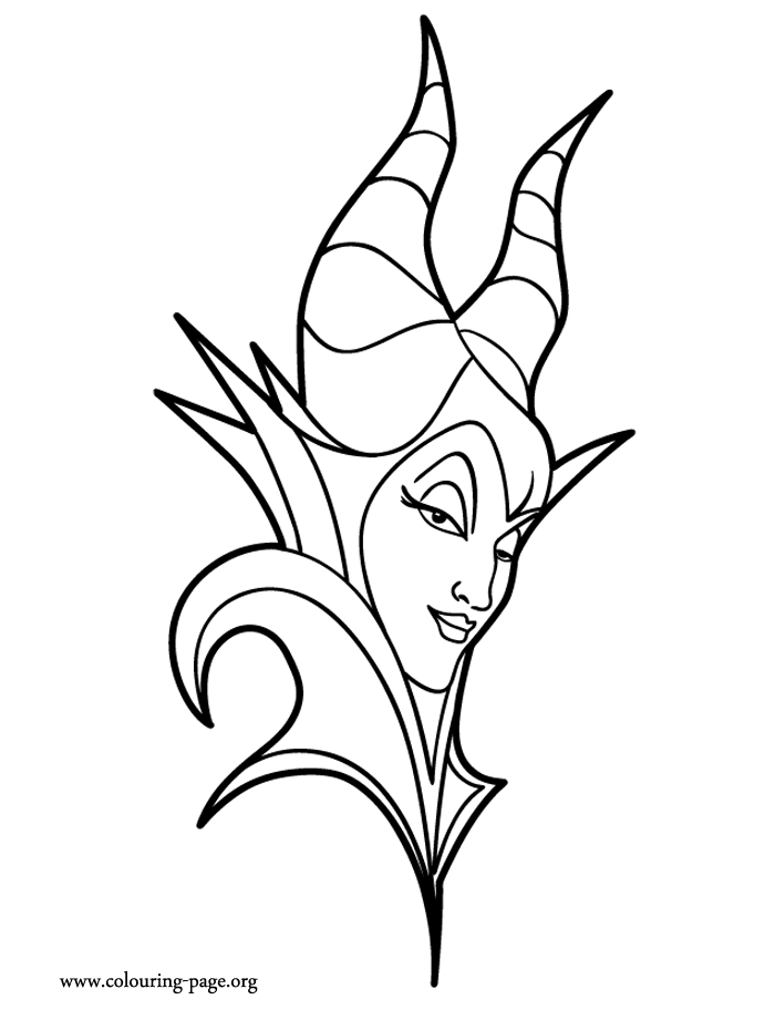 Maleficent 21 For Kids Coloring Page