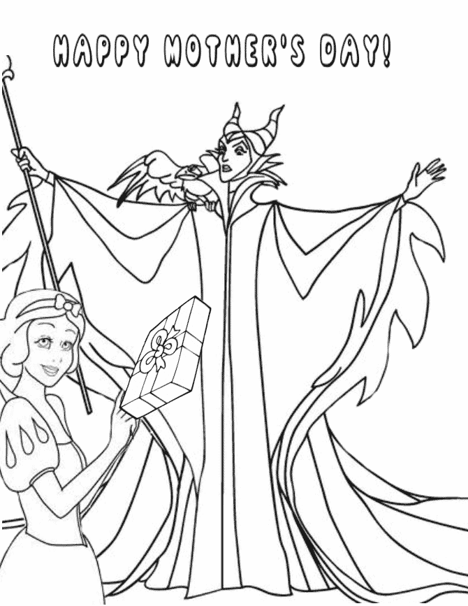 Maleficent 24 Cool Coloring Page