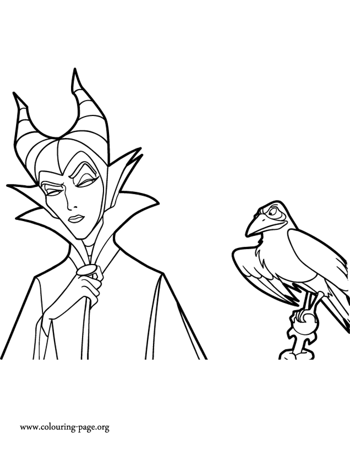 Maleficent 26 Cool Coloring Page