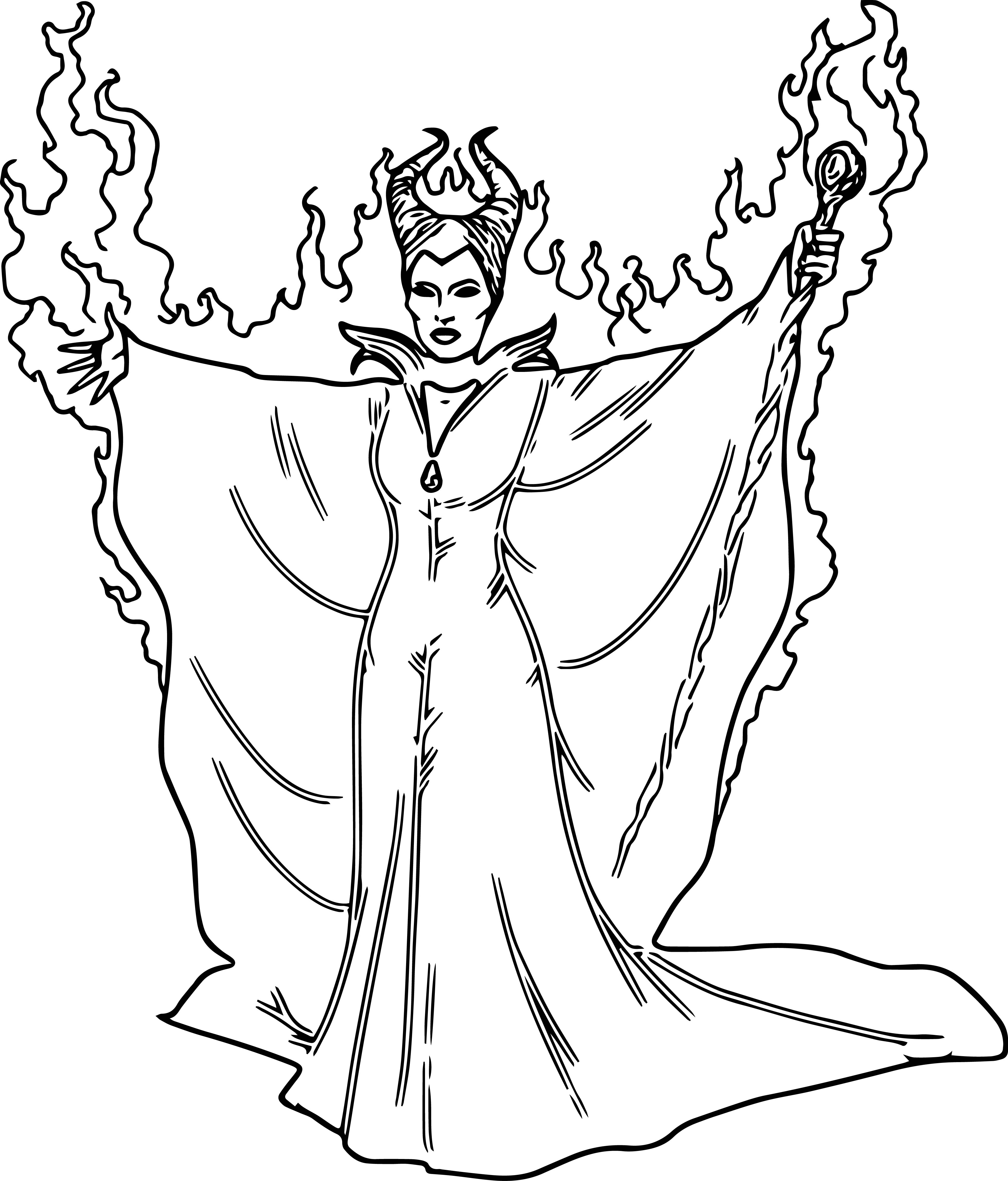 Maleficent 29 For Kids Coloring Page