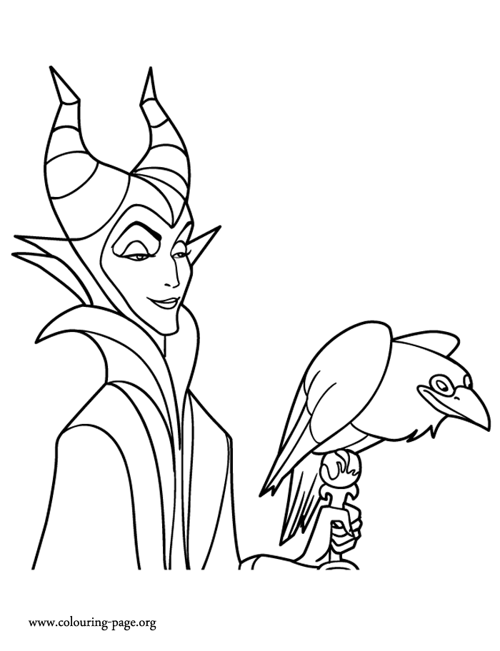 Maleficent 4 Cool Coloring Page