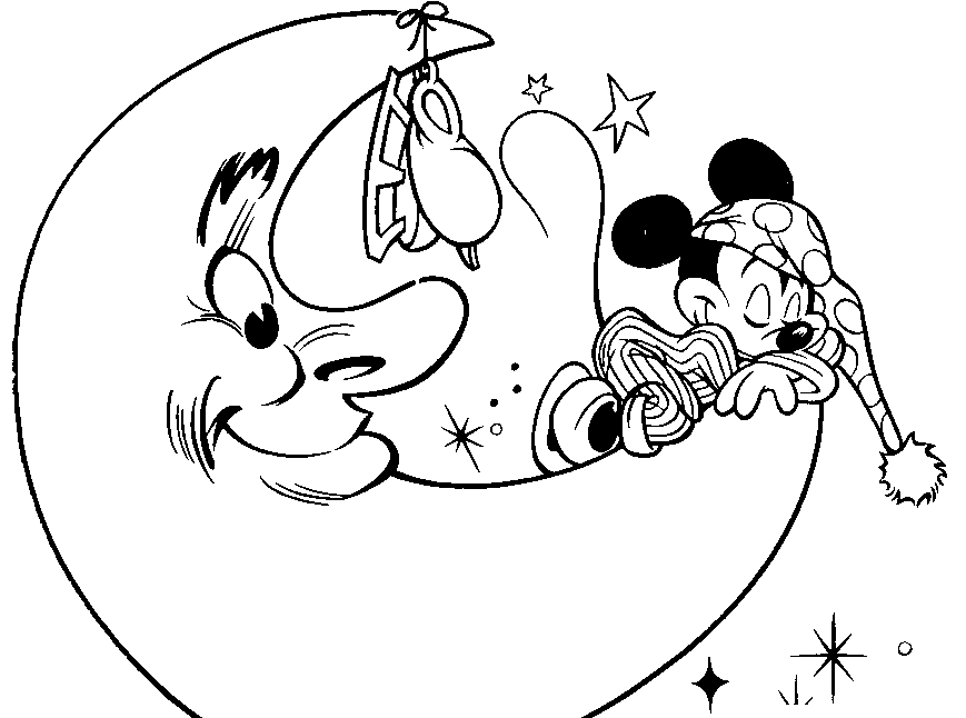 Mickey Mouse 20 Cool Coloring Page