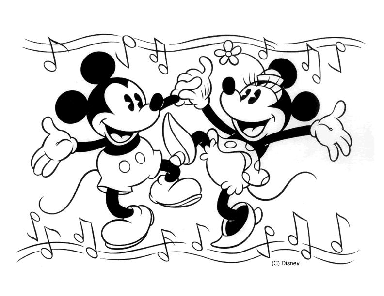 Cool Mickey Mouse 26 Coloring Page