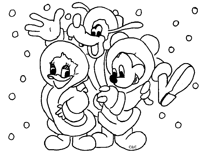 Mickey Mouse 28 For Kids Coloring Page