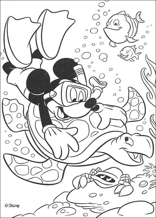 Mickey Mouse 32 For Kids Coloring Page
