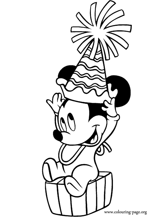 Cool Mickey Mouse 7 Coloring Page
