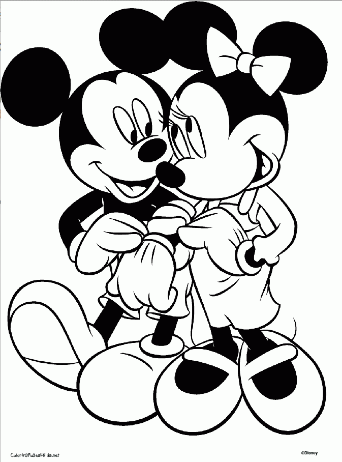 Mickey Mouse 8 Cool Coloring Page