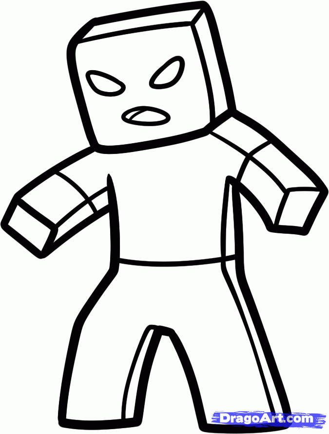 Cool Minecraft 16 Coloring Page