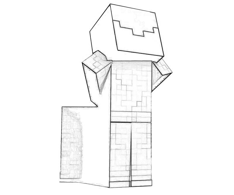 Minecraft 18 For Kids Coloring Page