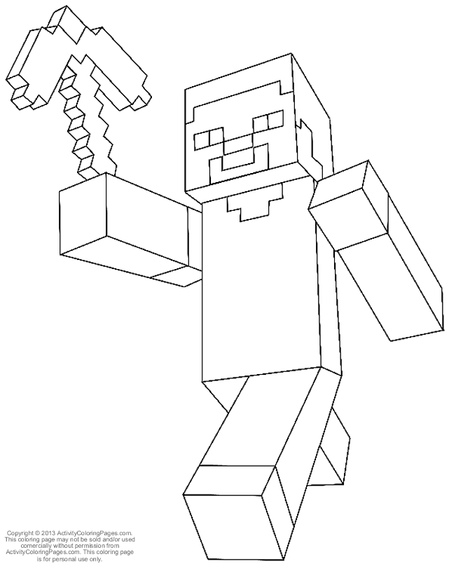 Minecraft 22 For Kids Coloring Page