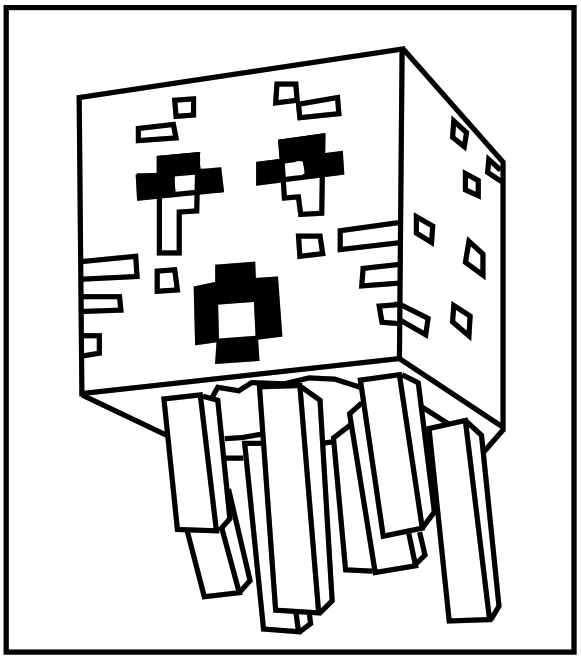 Minecraft 29 Cool Coloring Page