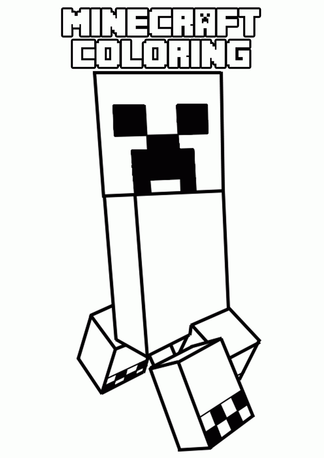 Minecraft 34 For Kids Coloring Page