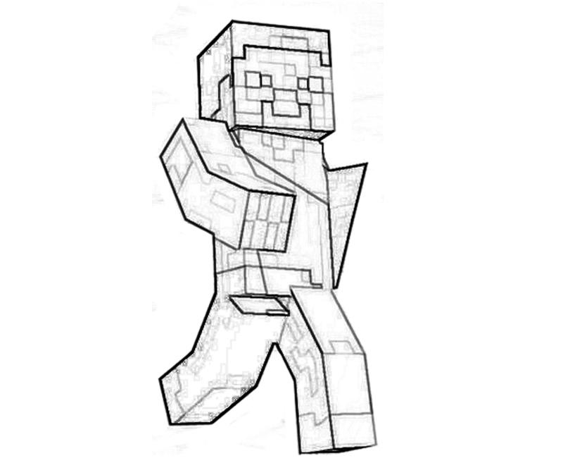 Cool Minecraft 52 Coloring Page