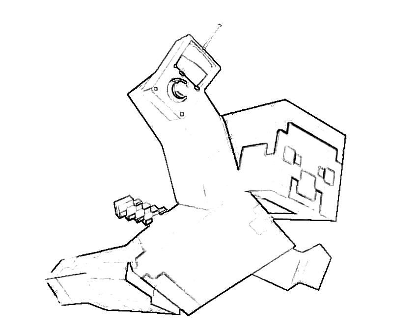 Minecraft 9 Cool Coloring Page