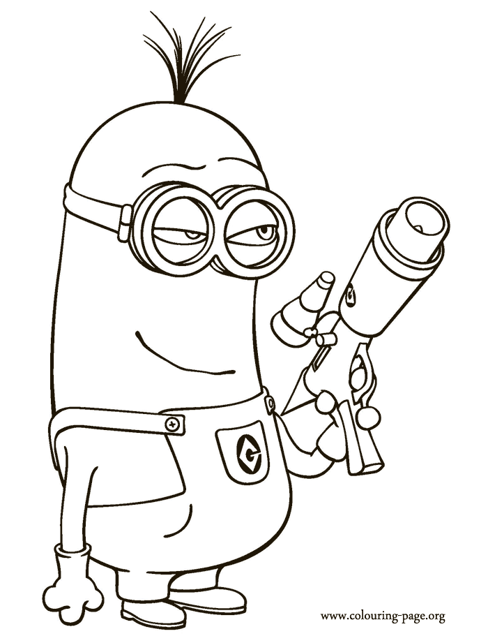 Minion 2 Cool Coloring Page