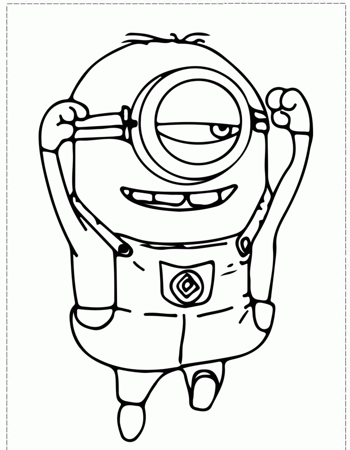 Minion 20 Cool Coloring Page