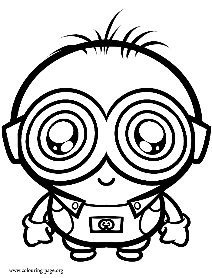 Minion 23 For Kids Coloring Page