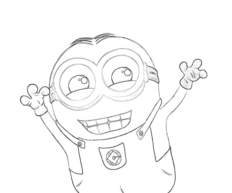 Minion 24 Cool Coloring Page