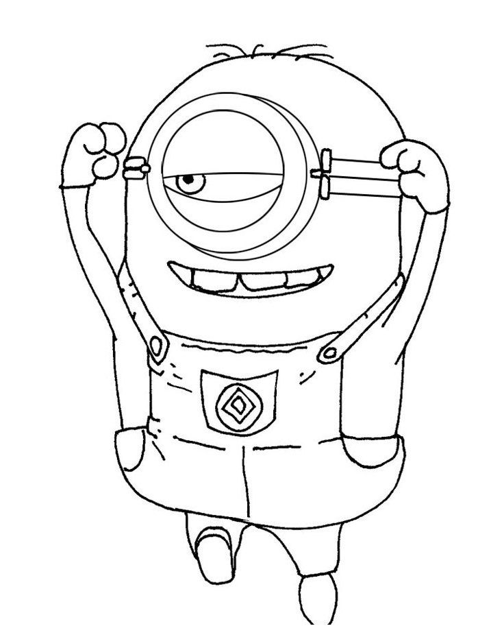 Minion 26 Cool Coloring Page