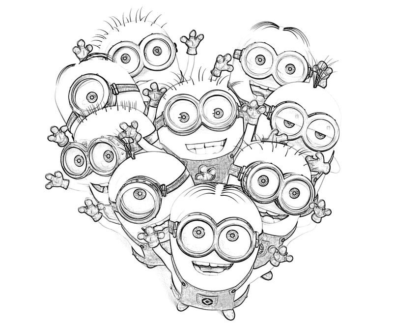 Cool Minion 29 Coloring Page