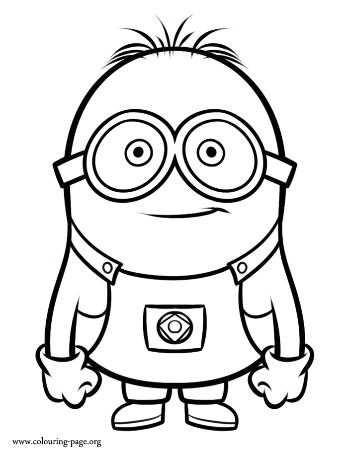 Minion 3 For Kids Coloring Page