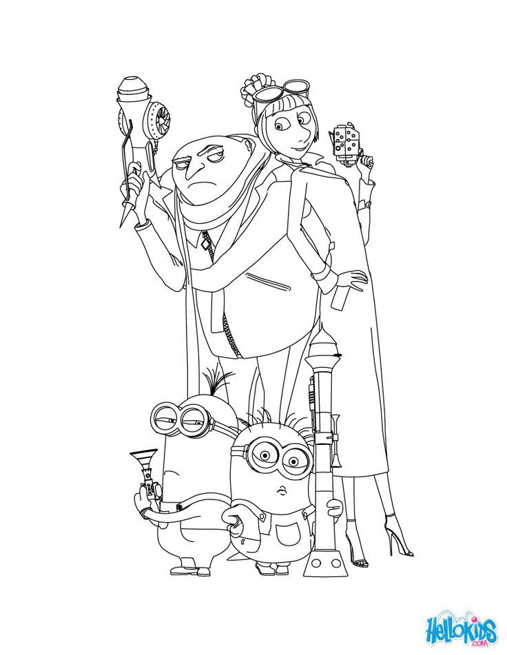 Minion 32 Cool Coloring Page