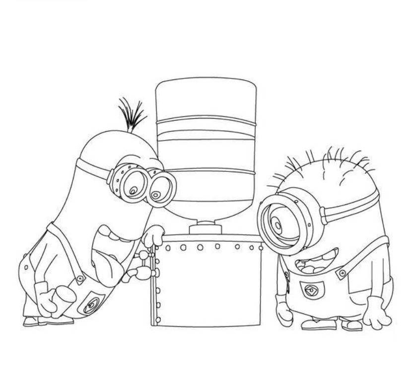 Minion 39 For Kids Coloring Page