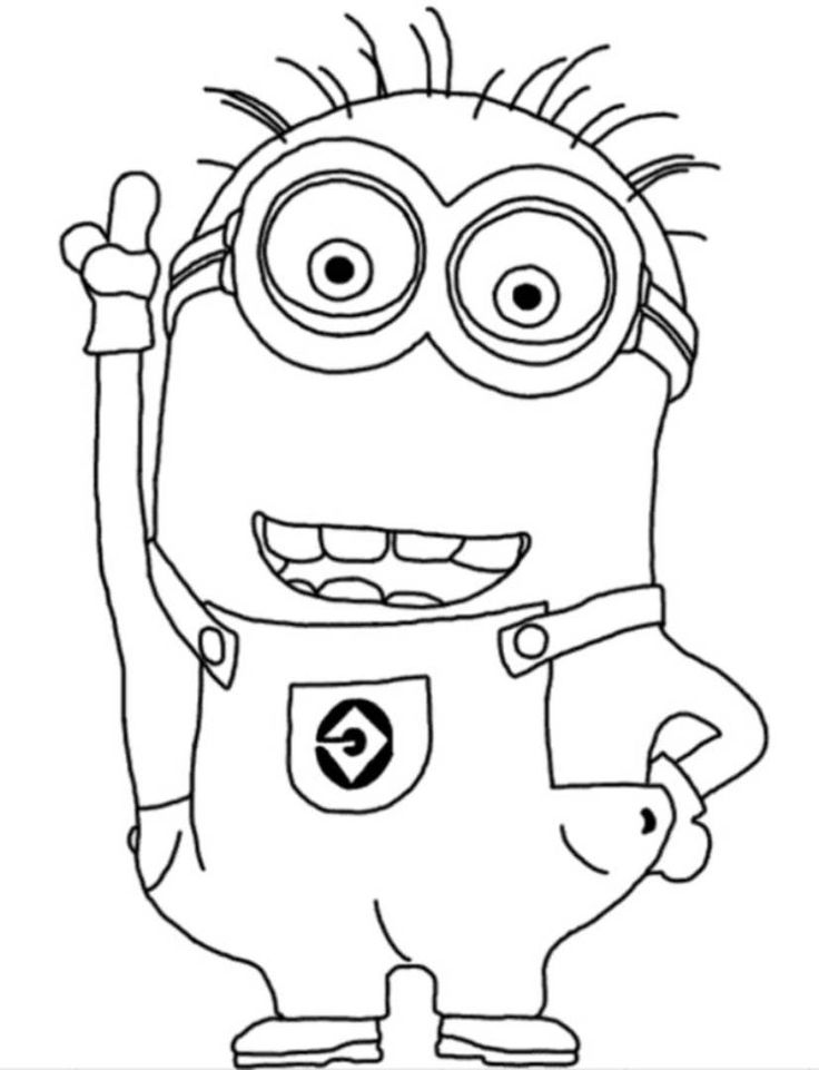 Minion 44 Cool Coloring Page