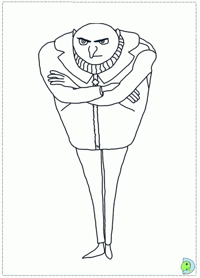 Minion 47 Cool Coloring Page