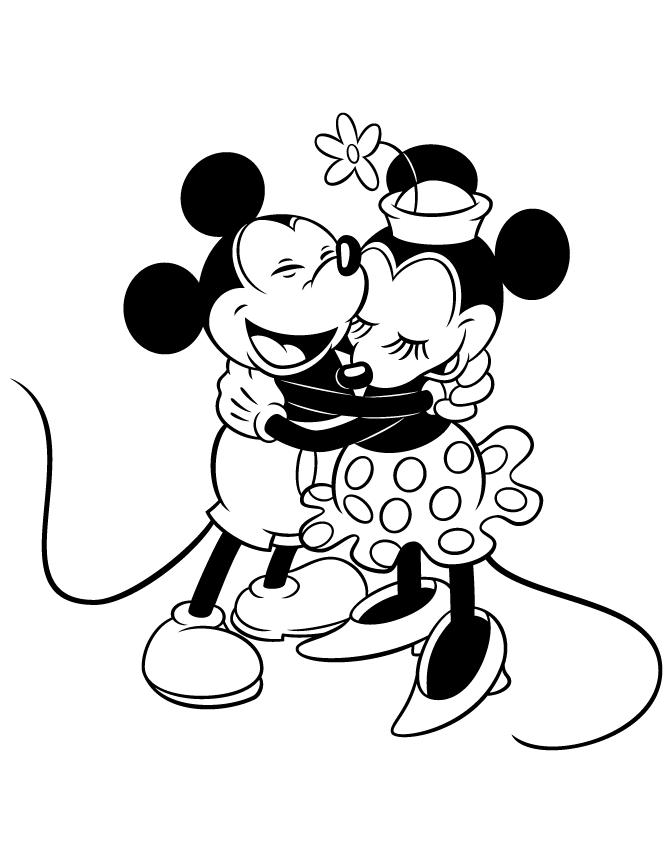 Minnie Mouse 13 Cool Coloring Page