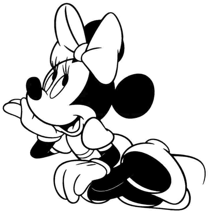 Minnie Mouse 15 Cool Coloring Page