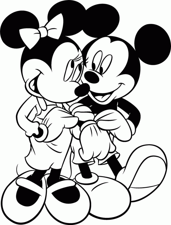 Minnie Mouse 17 Cool Coloring Page