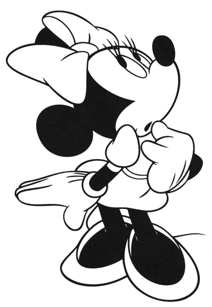 Minnie Mouse 21 Cool Coloring Page